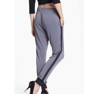 WAYF Crepe tuxedo track pants/ jogger pants